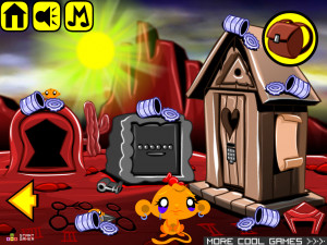 Игра Счастливая Обезьянка 858: Бад Спенсер и Теренс Хилл (Monkey GO Happy Stage 858: Bud Spencer and Terence Hill Theme) — играть онлайн бесплатно (изображение №3)