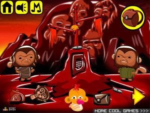 Игра Счастливая Обезьянка 862: Возвращение на Планету Обезьян (Monkey GO Happy Stage 862: Return to the Planet of the Apes) — играть онлайн бесплатно (изображение №2)