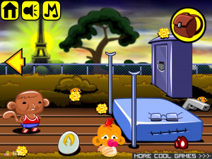 Игра Счастливая Обезьянка 864: Олимпийские Игры 2024 в Париже (Monkey GO Happy Stage 864: Monkey Paris 2024 Olympics Theme ) — играть онлайн бесплатно (изображение №3)