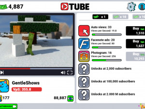 Игра Ютуб Кликер (Tube Clicker) — играть онлайн бесплатно (изображение №3)