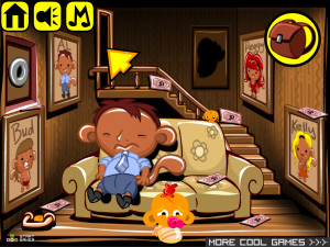 Игра Счастливая Обезьянка 868: Обезьяна ЭЛ БАНДИ (Monkey GO Happy Stage 868: Monkey AL BUNDY THEME) — играть онлайн бесплатно (изображение №2)