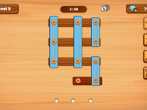 Игра Гайки и Болты: Головоломка по Завинчиванию (Nuts and Bolts: Screwing Puzzle) — играть онлайн бесплатно (изображение №2)