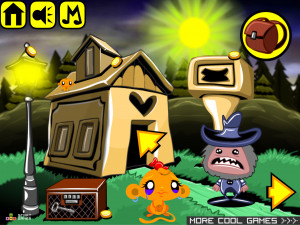 Игра Счастливая Обезьянка 869: Выключите Лампу (Monkey GO Happy Stage 869: Turn Off The Lamp) — играть онлайн бесплатно (изображение №2)