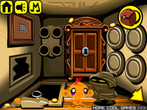 Игра Счастливая Обезьянка 869: Выключите Лампу (Monkey GO Happy Stage 869: Turn Off The Lamp) — играть онлайн бесплатно (изображение №3)