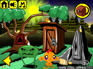 Игра Счастливая Обезьянка 869: Выключите Лампу (Monkey GO Happy Stage 869: Turn Off The Lamp) — играть онлайн бесплатно (изображение №4)