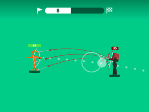 Игра Лучники-Стикмены: Волны (Stickman Archers: Waves) — играть онлайн бесплатно (изображение №3)