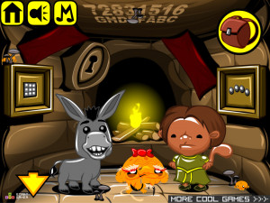 Игра Счастливая Обезьянка 884: (Monkey GO Happy Stage 884;) — играть онлайн бесплатно (изображение №3)