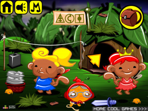 Игра Счастливая Обезьянка 886: Шалости Озорной Обезьяньей Феи (Monkey GO Happy Stage 886: Mischievous Monkey Fairy Pranks: cheeky fairies in enchanted forest theme) — играть онлайн бесплатно (изображение №2)