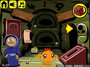 Игра Счастливая Обезьянка 887: Выключите лампу — Глава 10 (Monkey GO Happy Stage 887: Turn Off the Lamp — Chapter 10) — играть онлайн бесплатно (изображение №5)