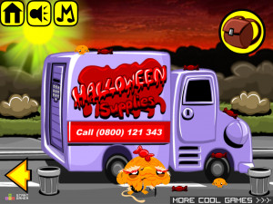 Игра Счастливая Обезьянка 890 (Monkey GO Happy Stage 890: Monkeys go trick or treating theme) — играть онлайн бесплатно (изображение №3)
