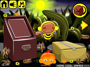 Игра Счастливая Обезьянка 894: Живой Сад (Monkey GO Happy Stage 894: Monkey and the living garden theme) — играть онлайн бесплатно (изображение №2)