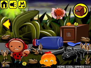 Игра Счастливая Обезьянка 894: Живой Сад (Monkey GO Happy Stage 894: Monkey and the living garden theme) — играть онлайн бесплатно (изображение №3)