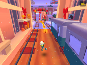 Игра Сабвей Серф: Зимняя Страна Чудес (Subway Surfers World Tour: Winter Wonderland) — играть онлайн бесплатно (изображение №3)