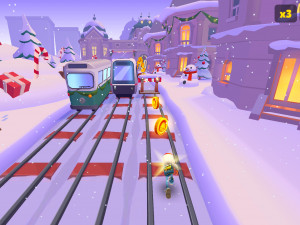 Игра Сабвей Серф: Зимняя Страна Чудес (Subway Surfers World Tour: Winter Wonderland) — играть онлайн бесплатно (изображение №4)