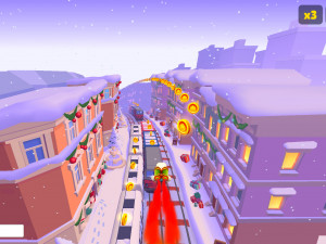 Игра Сабвей Серф: Зимняя Страна Чудес (Subway Surfers World Tour: Winter Wonderland) — играть онлайн бесплатно (изображение №7)