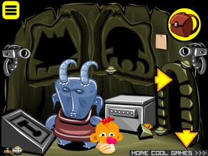 Игра Счастливая Обезьянка 909: Найди Свет — Глава 10 (Monkey GO Happy Stage 909: Find the Light — Chapter 10) — играть онлайн бесплатно (изображение №5)