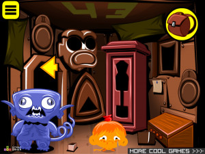 Игра Счастливая Обезьянка 913: Щенки — Глава 2 (Monkey GO Happy Stage 913: Puppies — Chapter 2) — играть онлайн бесплатно (изображение №4)