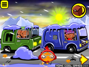 Игра Счастливая Обезьянка 920: Техасская Снежная Буря (Monkey GO Happy Stage 920: TEXAS BLIZZARDS THEME) — играть онлайн бесплатно (изображение №2)