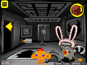 Игра Счастливая Обезьянка 922: Надоедливый Кролик Спасает Обезьян (Monkey GO Happy Stage 922: Pesky the Rabbit saves the Monkeys) — играть онлайн бесплатно (изображение №3)