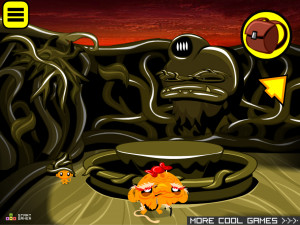 Игра Счастливая Обезьянка 924: Заколдованный Лабиринт (Monkey GO Happy Stage 924: The Enchanted Monkey Vine Maze theme) — играть онлайн бесплатно (изображение №4)