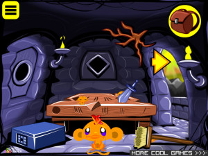 Игра Счастливая Обезьянка 930: Осада Средневекового Замка Обезьяны (Monkey GO Happy Stage 930: Monkey Medieval Castle Seige theme) — играть онлайн бесплатно (изображение №3)