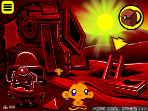 Игра Счастливая Обезьянка 931: Корабль (Monkey GO Happy Stage 931: The Ship) — играть онлайн бесплатно (изображение №2)