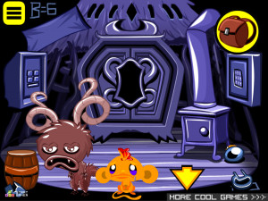 Игра Счастливая Обезьянка 933: Маленький Дьявол (Monkey GO Happy Stage 933: Lil Devil) — играть онлайн бесплатно (изображение №4)