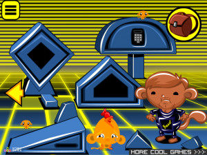 Игра Счастливая Обезьянка 934: Знаменитые Ютуберы Соревнуются в Пейнтболе (Monkey GO Happy Stage 934: Famous youtubers paintball challenge against each other theme) — играть онлайн бесплатно (изображение №3)