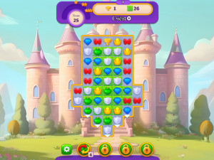 Игра Короли и Королевы: Три в Ряд (Kings and Queens Match) — играть онлайн бесплатно (изображение №3)