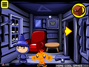 Игра Счастливая Обезьянка 937: Вакансия в Отеле (Monkey GO Happy Stage 937: Hotel Vacancy) — играть онлайн бесплатно (изображение №4)