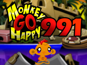 Игра Счастливая Обезьянка 991: Отплывай (Monkey GO Happy Stage 991: Sail Away) — играть онлайн бесплатно (изображение №1)