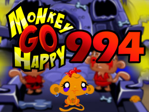 Игра Счастливая Обезьянка 994: Тыква-Джек (Monkey GO Happy Stage 994: Jack O Lantern Theme) — играть онлайн бесплатно (изображение №1)