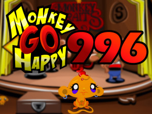 Счастливая Обезьянка 996: Обезьяний Пролив Играет Владыки Банана (Monkey GO Happy Stage 996: Monkey Straits playing Sultans Of Banana theme) — играть онлайн бесплатно (изображение №1)