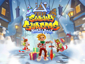 Игра Сабвей Серф: Северный Полюс 2025 (Subway Surfers: World Tour North Pole 2025) — играть онлайн бесплатно (изображение №1)