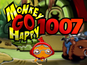 Игра Счастливая Обезьянка 1007: Дракон Гробницы (Monkey GO Happy Stage 1007: Tomb Dragon) — играть онлайн бесплатно (изображение №1)