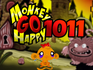 Игра Счастливая Обезьянка 1011: Золотой Зуб (Monkey GO Happy Stage 1011: Golden Tooth) — играть онлайн бесплатно (изображение №1)