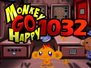 Игра Счастливая Обезьянка 1032: Собачий Приют (Monkey GO Happy Stage 1032: Monkey dogs wanting adoption from a pound) — играть онлайн бесплатно (изображение №1)