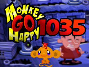 Игра Счастливая Обезьянка 1035: Кольцевая Пушка (Monkey GO Happy Stage 1035: Ring Cannon) — играть онлайн бесплатно (изображение №1)