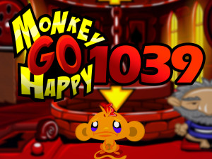Игра Счастливая Обезьянка 1039: Волшебная Медитация (Monkey GO Happy Stage 1039: Magic Meditation) — играть онлайн бесплатно (изображение №1)