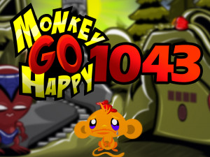 Игра Счастливая Обезьянка 1043: Дождевой Червь (Monkey GO Happy Stage 1043: Earthworm) — играть онлайн бесплатно (изображение №1)
