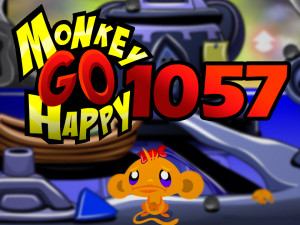 Игра Счастливая Обезьянка 1057: Горящий Чувак (Monkey GO Happy Stage 1057: Burning Dude) — играть онлайн бесплатно (изображение №1)