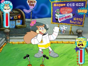 Игра Губка Боб Бикини Боттом Битва (Sponge Bob Bikini Bottom Bust Up) — играть онлайн бесплатно (изображение №2)