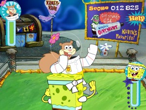 Игра Губка Боб Бикини Боттом Битва (Sponge Bob Bikini Bottom Bust Up) — играть онлайн бесплатно (изображение №3)