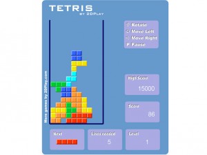 Игра Ретро Tetris 2D (Tetris 2D) — играть онлайн бесплатно (изображение №2)