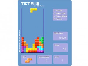 Игра Ретро Tetris 2D (Tetris 2D) — играть онлайн бесплатно (изображение №5)