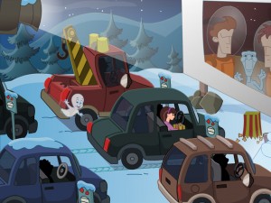 Игра Каспер Рождество с Привидениями (Caspers Haunted Christmas) — играть онлайн бесплатно (изображение №5)