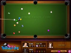 Игра Сексуальный Бильярд (Sexy Billiards) — играть онлайн бесплатно (изображение №3)