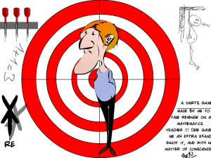 Игра Дартс: Отомсти Учителю (Darts: Avenge Math Teacher) — играть онлайн бесплатно (изображение №2)