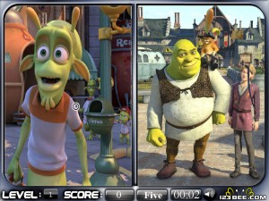 Игра Шрек Навсегда: Поиск Сходства (Shrek Forever After Similarities) — играть онлайн бесплатно (изображение №4)