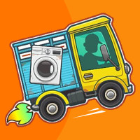 движущийся грузовик